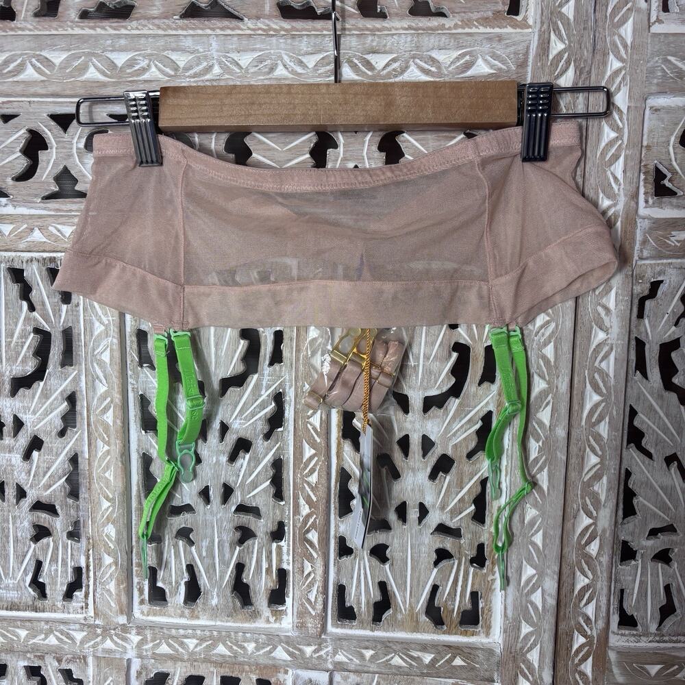 Maison Close Women's Suspender Garter Belt Blue Size 10 Corps A Corps Sheer